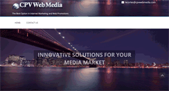 Desktop Screenshot of cpvwebmedia.com